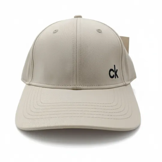 Calvin Klein Beige Baseball Cap – Embroidered CK Logo